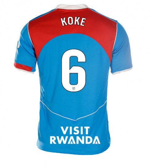 Ženske Nogometnih dresov Atletico Madrid Koke #6 Tretji 2025-26 Kratki rokavi Ženske Nogometnih dresov Atletico Madrid Koke #6 Tretji 2025-26 Kratki rokavi